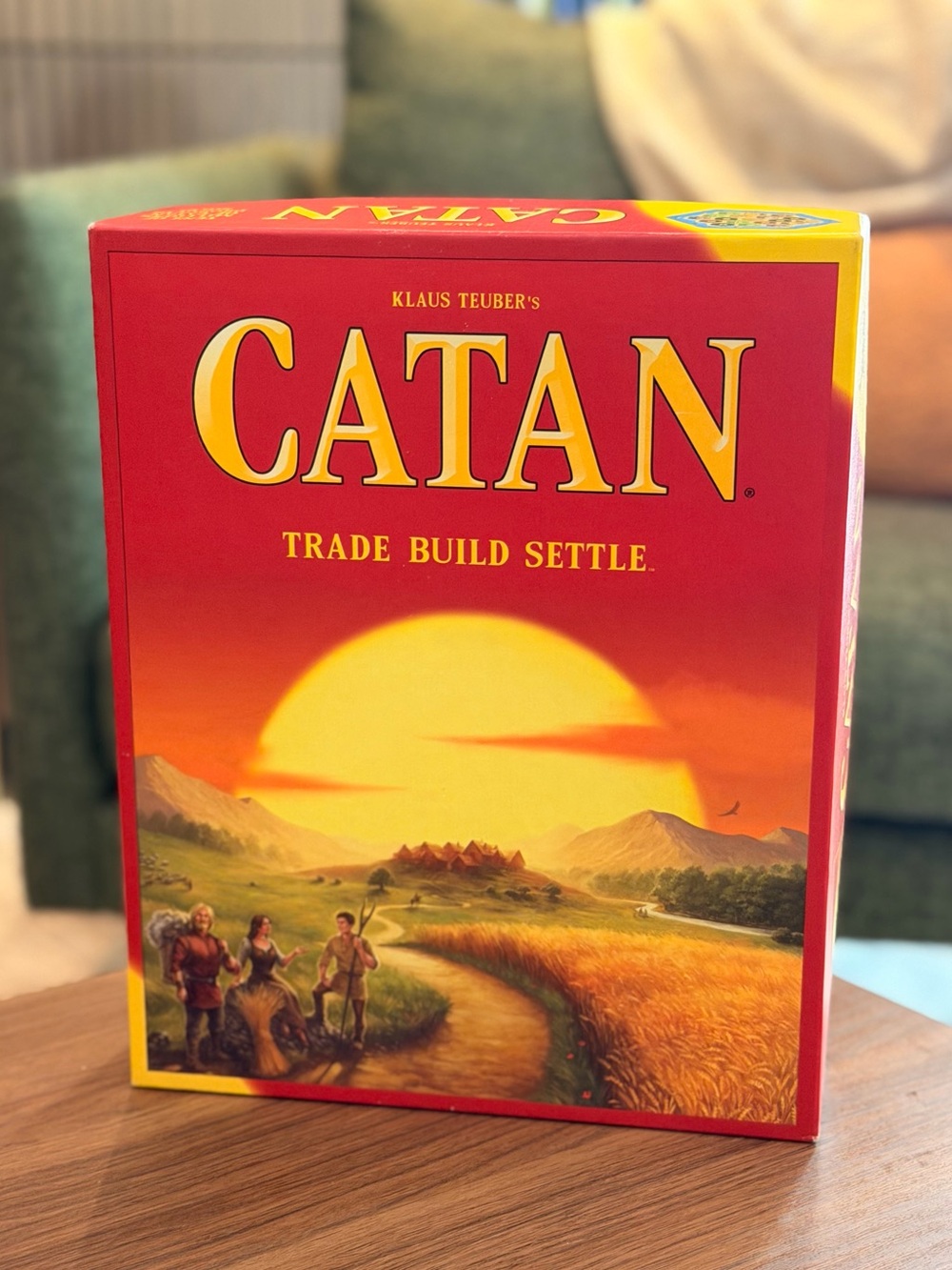 NEW Unsealed Settles of Catan Board Game Klaus Teuber Trade Build Settle
